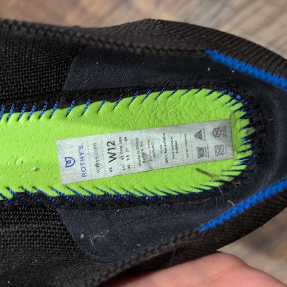 Rothy's Black Points Size 12 - Picture 4 of 4